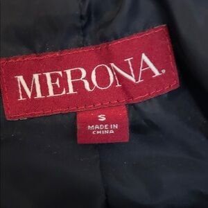 Merona green trench coat